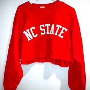 ❤️🐺 NC State Cropped Hoodie 🐺❤️